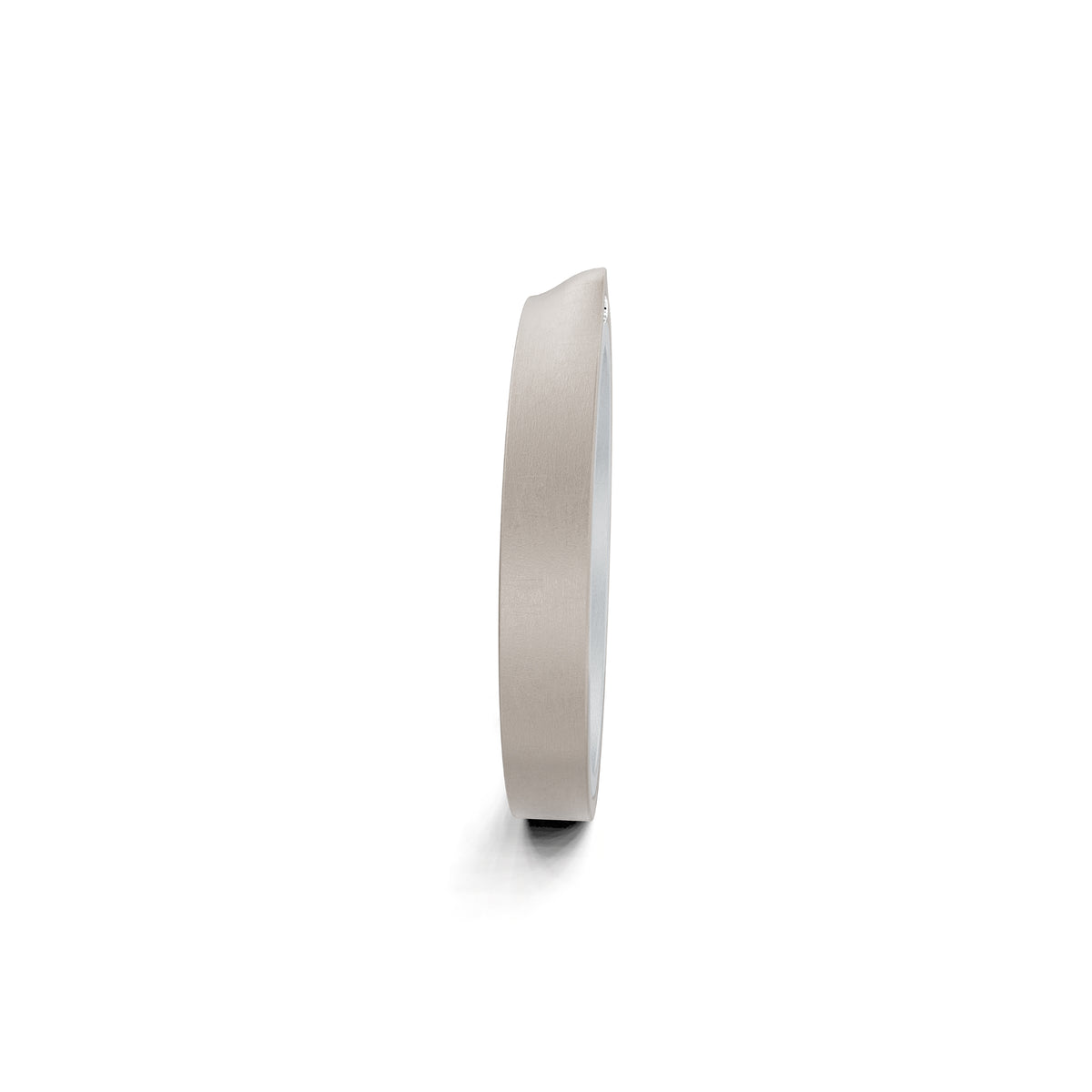 Niessing Refugium Trauring (N351536-3mm-nature-pt-fg) aus Platin mit Diamant