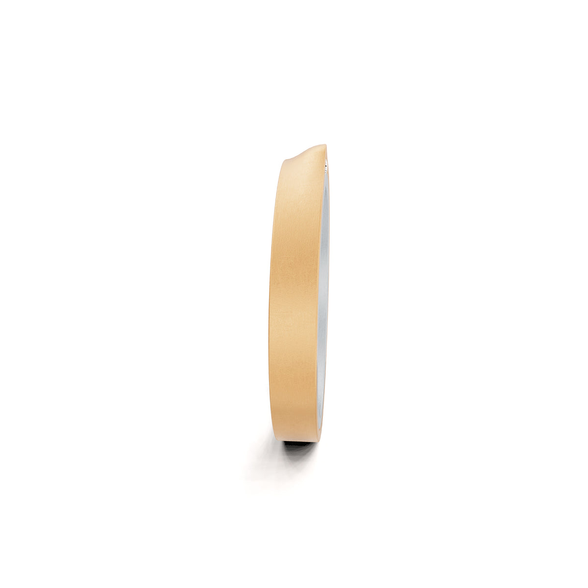 Niessing Refugium Trauring (N351536-3mm-nature-pt-fr) aus Platin mit Diamant
