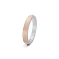 Niessing Refugium Trauring (N351536-3mm-nature-pt-rw) aus Platin mit Diamant