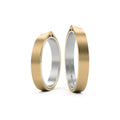 Niessing Refugium Trauringe - N351536-3.5mm (5mm-1br-satin-pt-cy) aus Platin mit Diamant