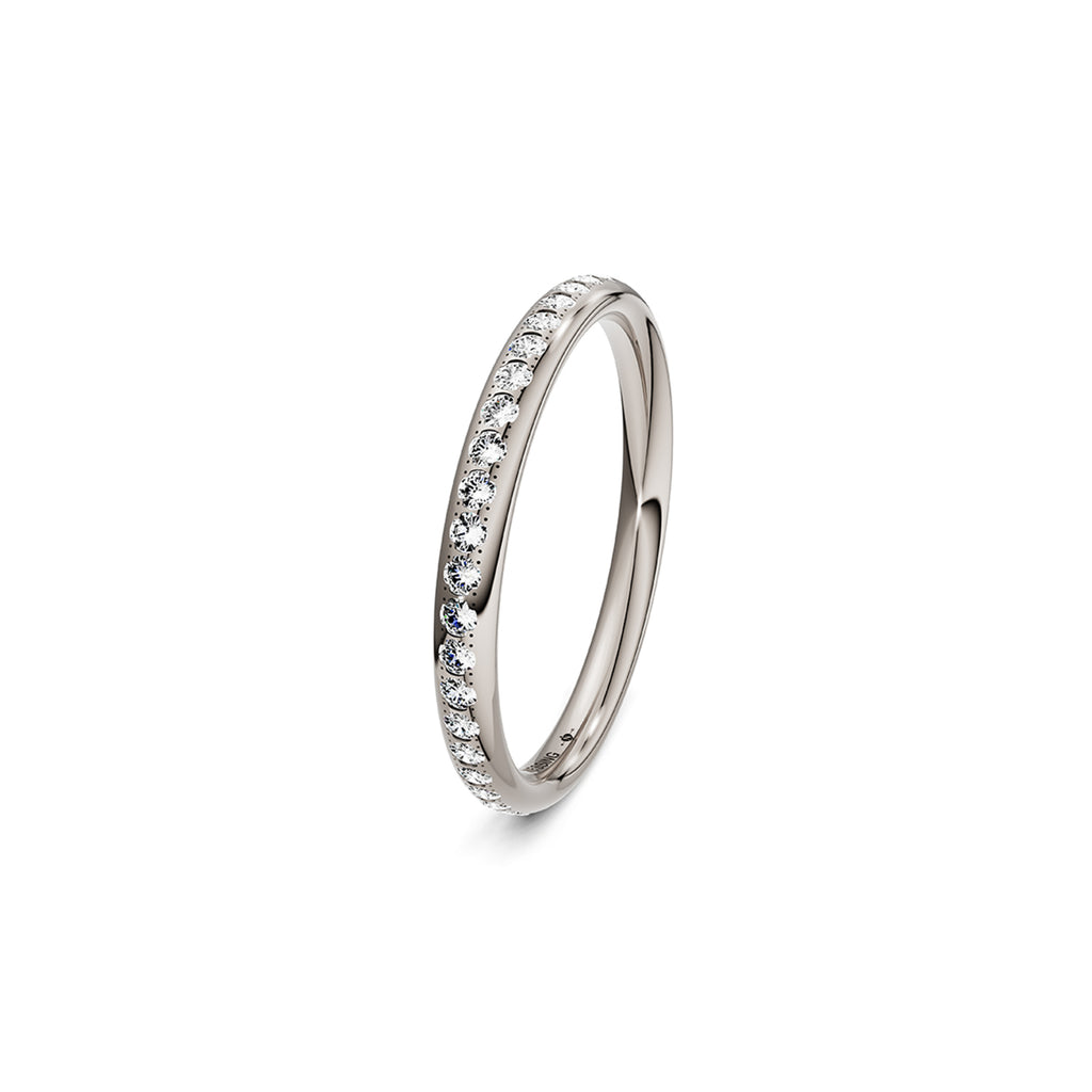 Niessing Satellite Colors oval Ring (N321570-46br-gvs2-gloss-fg) mit Diamant