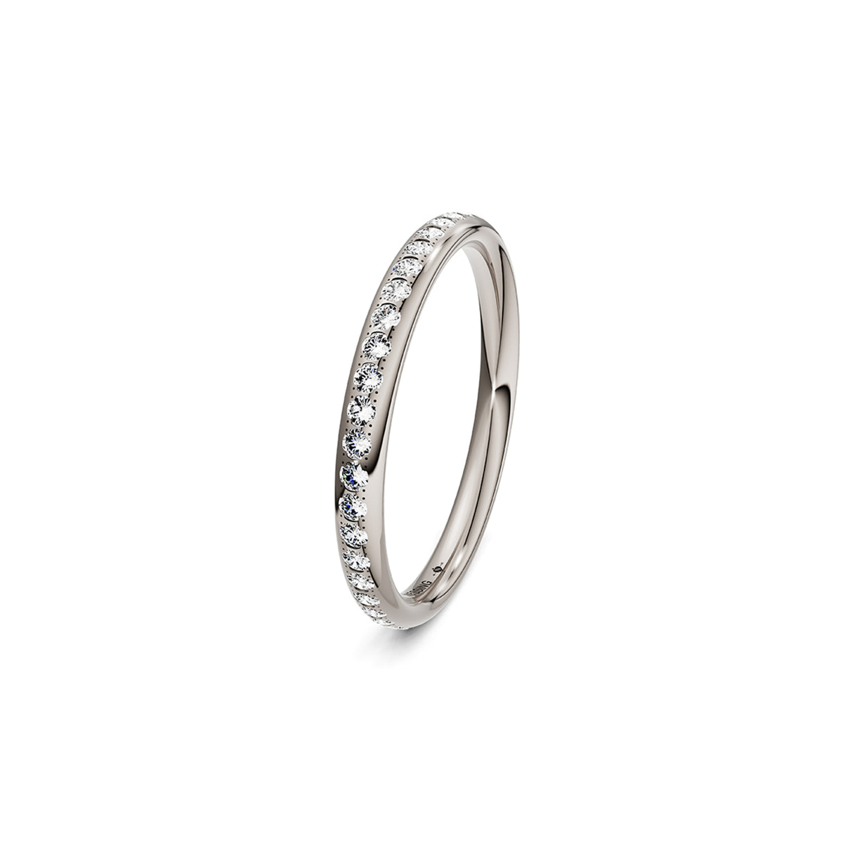 Niessing Satellite Colors oval Ring (N321570-46br-gvs2-gloss-fg) mit Diamant