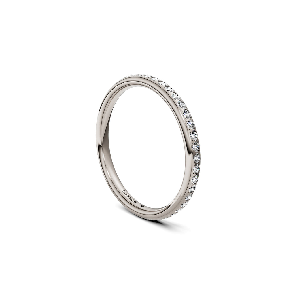 Niessing Satellite Colors oval Ring (N321570-46br-gvs2-gloss-fg) mit Diamant