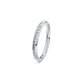 Niessing Satellite Colors oval Ring (N321570-46br-gvs2-gloss-pt) aus Platin mit Diamant