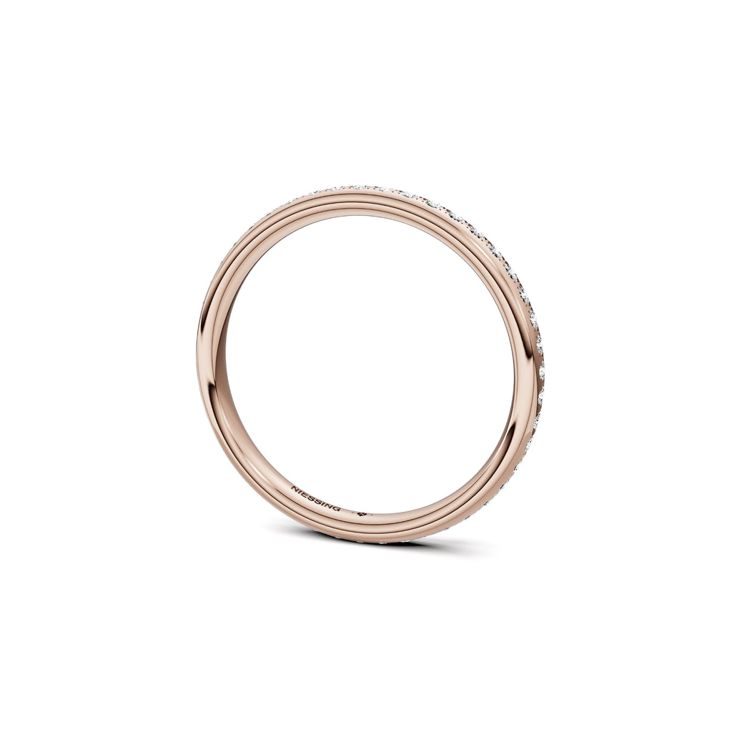 Niessing Satellite Colors oval Ring (N321570-46br-gvs2-gloss-rw) mit Diamant