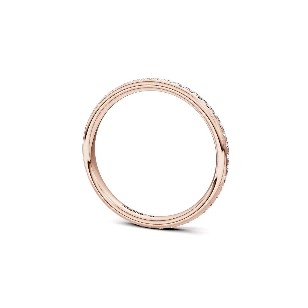 Niessing Satellite Colors oval Ring (N321570-46br-gvs2-gloss-sug) mit Diamant