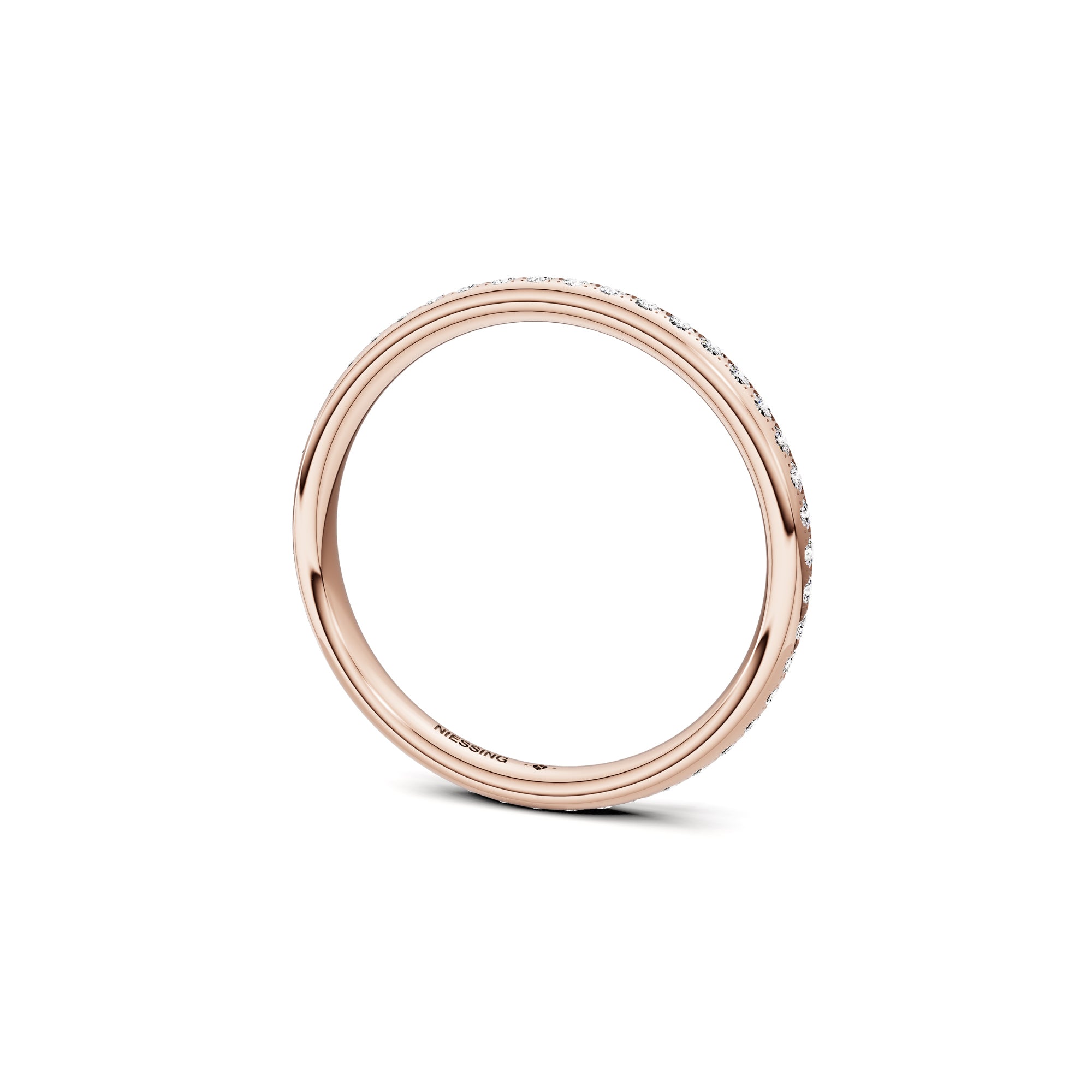 Niessing Satellite Colors oval Ring (N321570-46br-gvs2-gloss-sug) mit Diamant