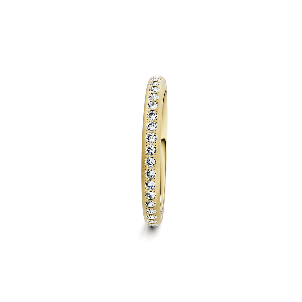 Niessing Satellite Colors oval Ring (N321570-46br-gvs2-nature-cy) mit Diamant