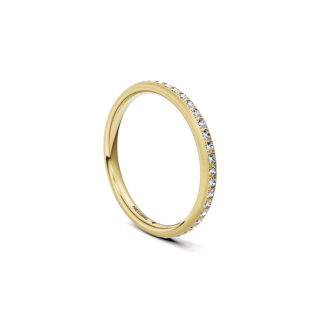 Niessing Satellite Colors oval Ring (N321570-46br-gvs2-nature-cy) mit Diamant