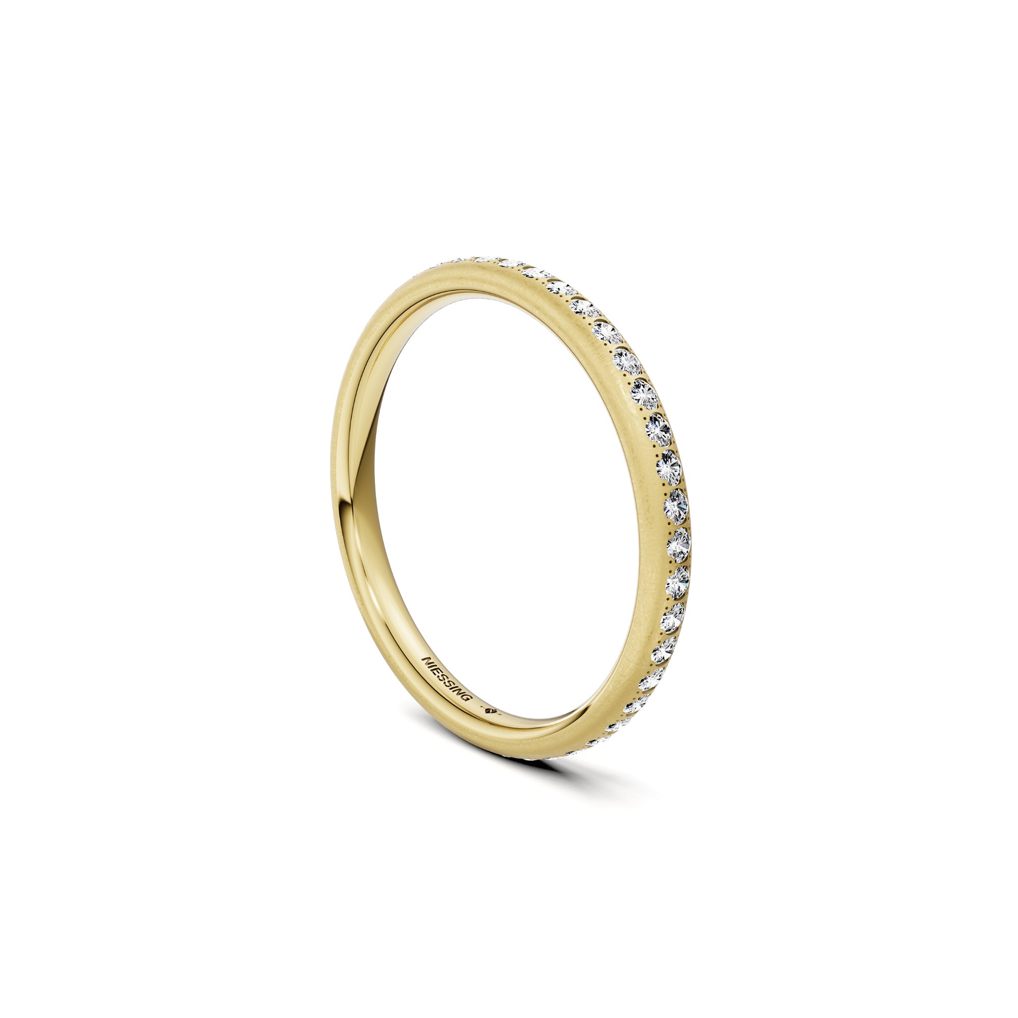 Niessing Satellite Colors oval Ring (N321570-46br-gvs2-nature-cy) mit Diamant