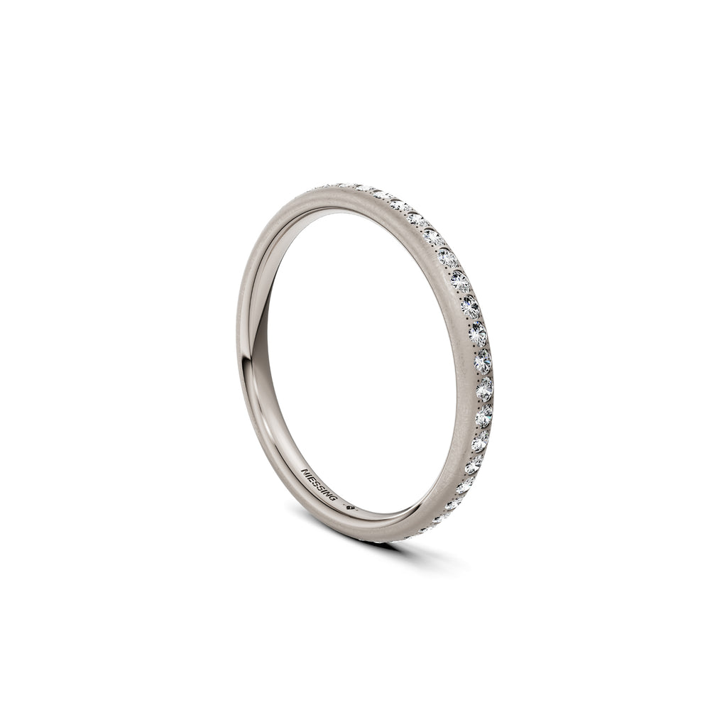 Niessing Satellite Colors oval Ring (N321570-46br-gvs2-nature-fg) mit Diamant