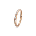 Niessing Satellite Colors oval Ring (N321570-46br-gvs2-satin-cr) mit Diamant
