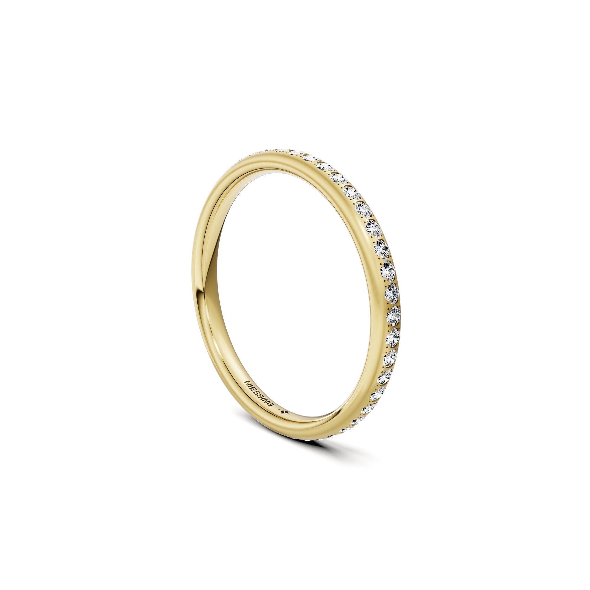 Niessing Satellite Colors oval Ring (N321570-46br-gvs2-satin-cy) mit Diamant
