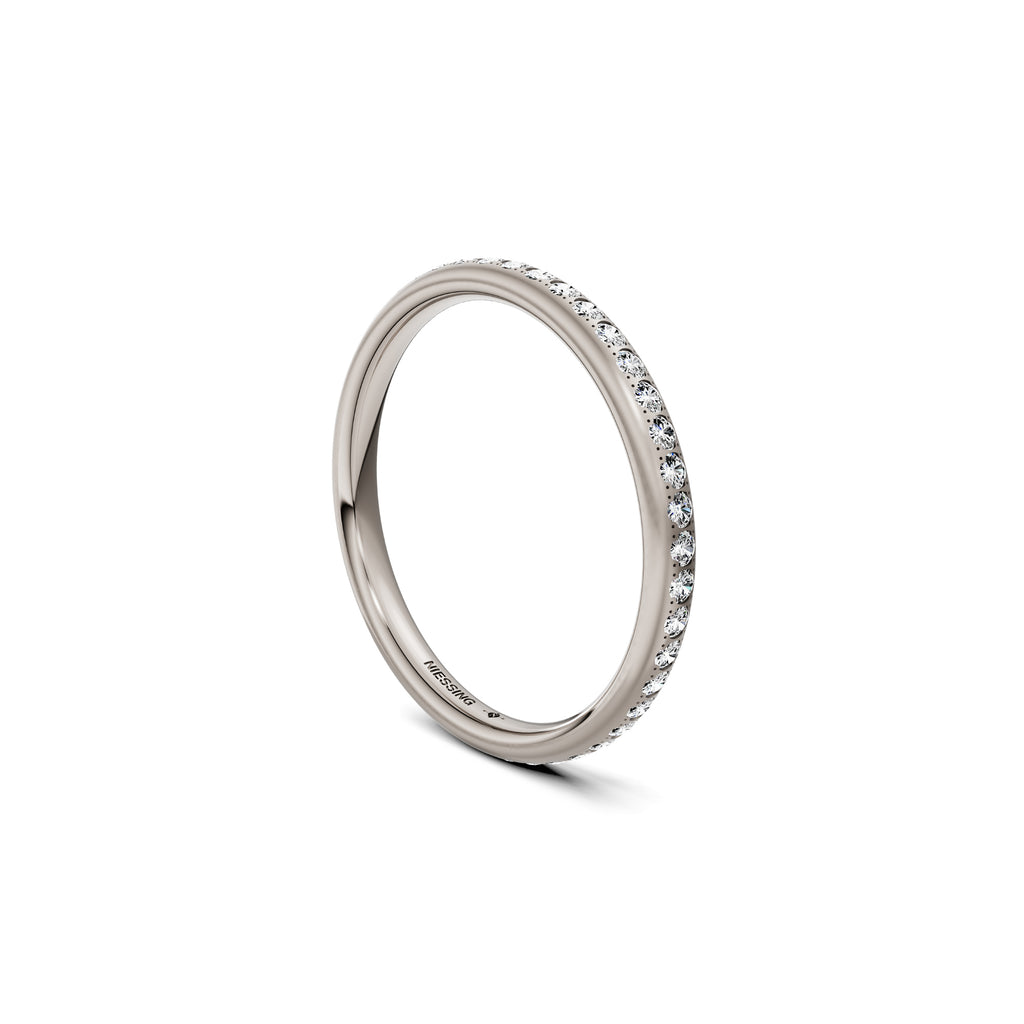 Niessing Satellite Colors oval Ring (N321570-46br-gvs2-satin-fg) mit Diamant