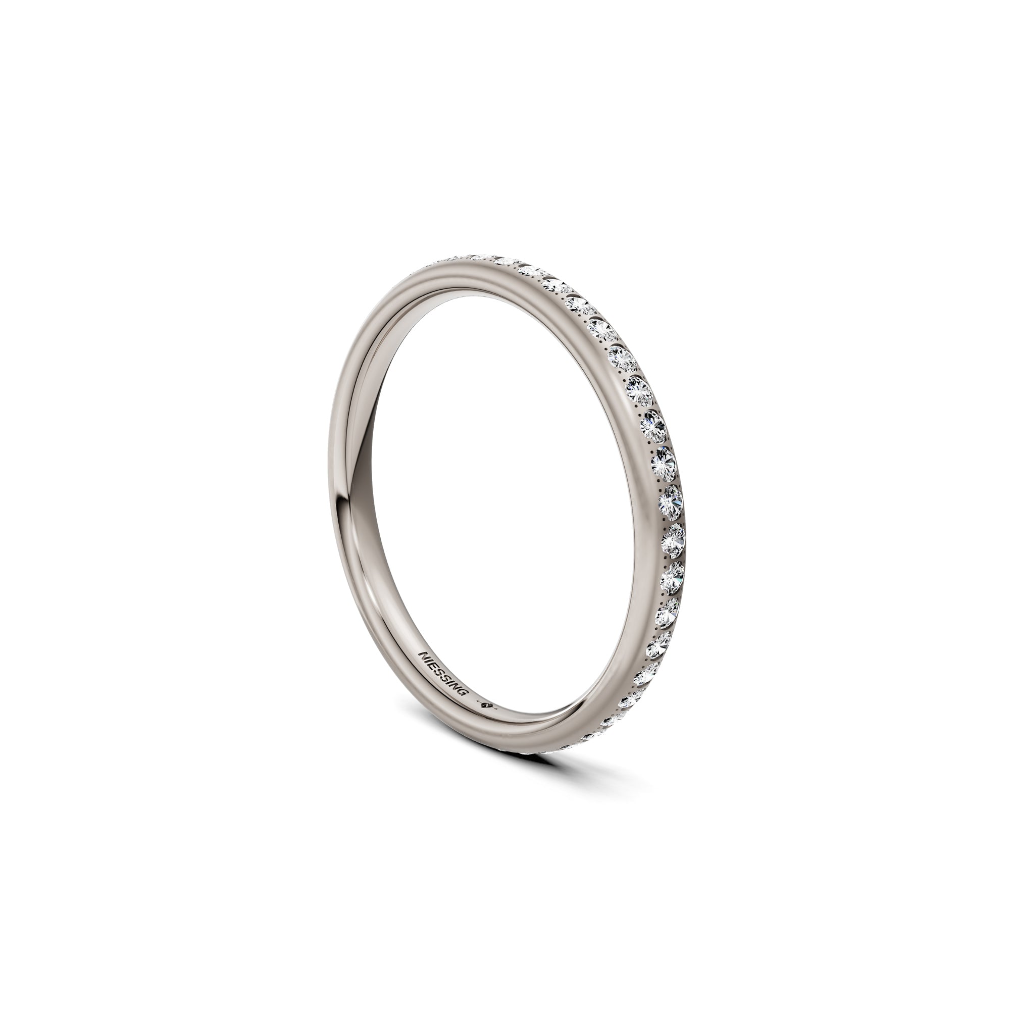 Niessing Satellite Colors oval Ring (N321570-46br-gvs2-satin-fg) mit Diamant