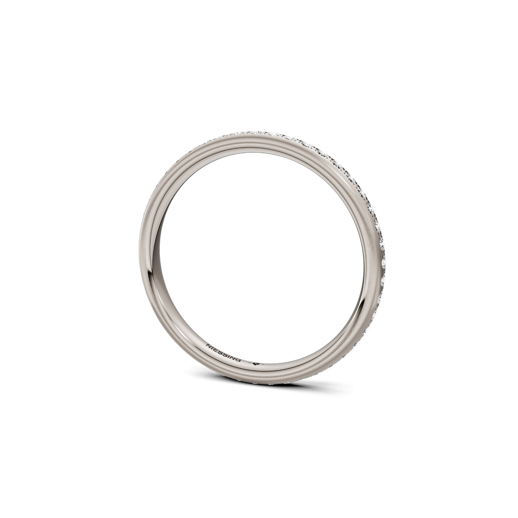 Niessing Satellite Colors oval Ring (N321570-46br-gvs2-satin-fg) mit Diamant