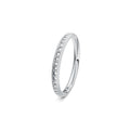 Niessing Satellite Colors oval Ring (N321570-46br-gvs2-velvet-pt) aus Platin mit Diamant