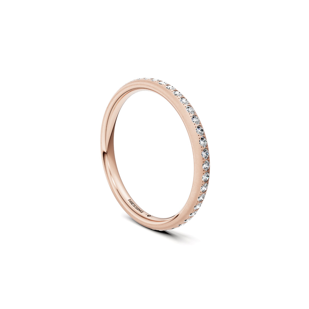 Niessing Satellite Colors oval Ring (N321570-46br-gvs2-velvet-sug) mit Diamant