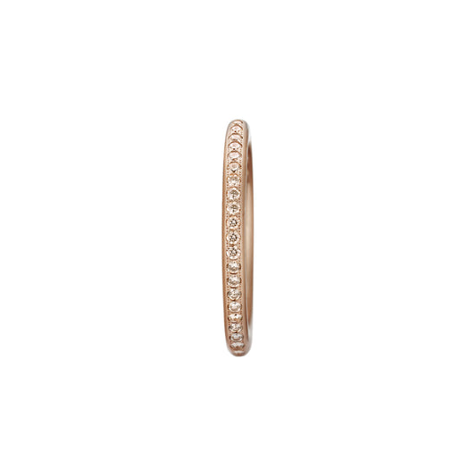 Niessing Satellite Colors oval Ring (N321570-48br-cinnamon-rw) mit Diamant