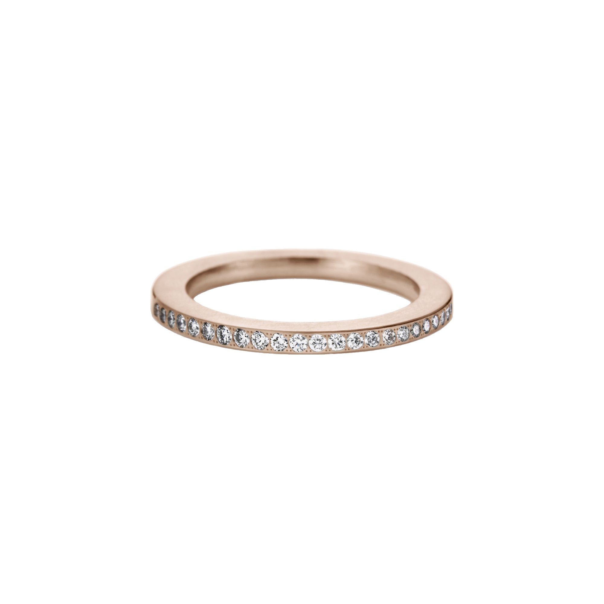 Niessing Satellite Colors rechteck Ring (N321581-50br-gvs2-satin-rw) mit Diamant