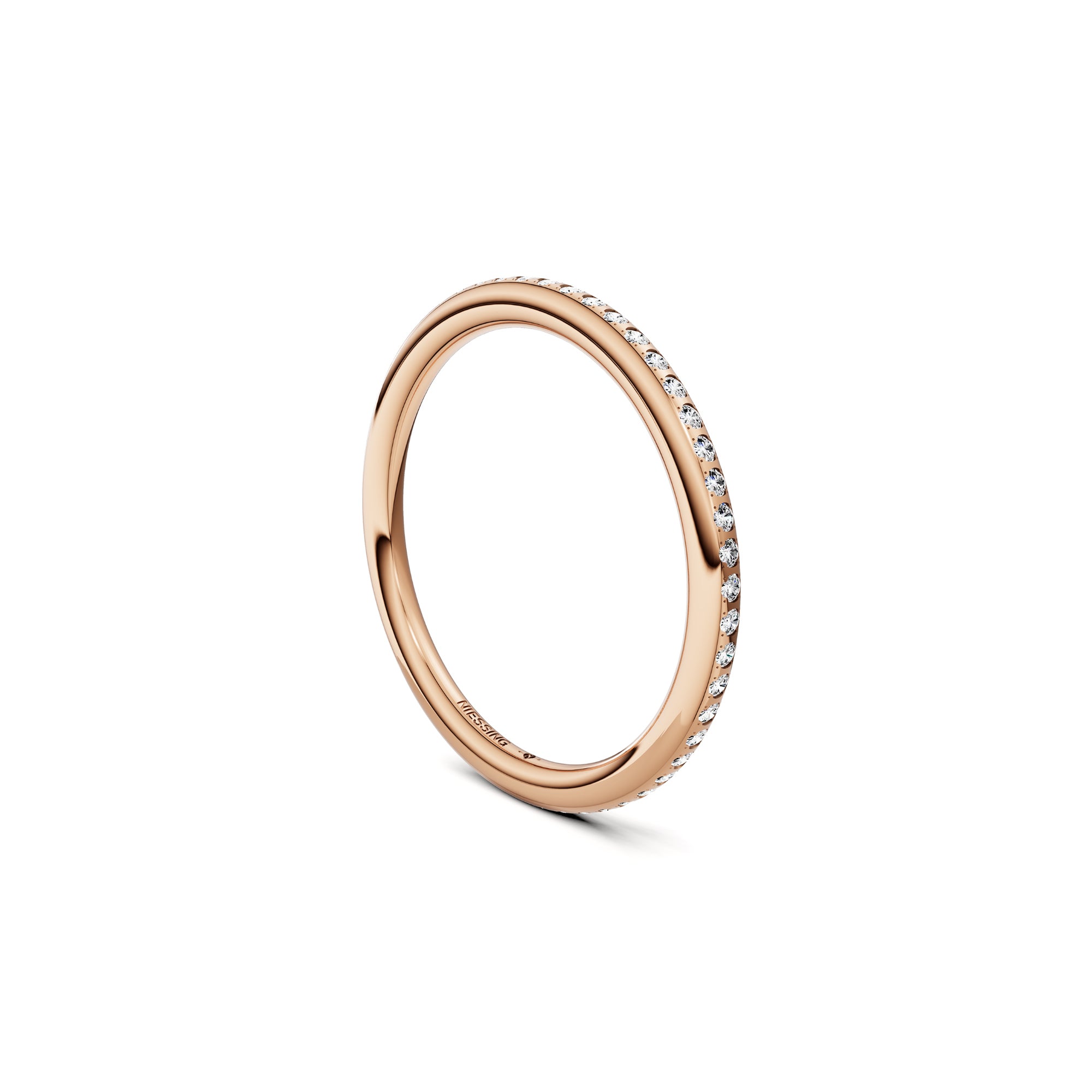 Niessing Satellite Fine Ring (N281970-gvs2-gloss-cr) mit Diamant