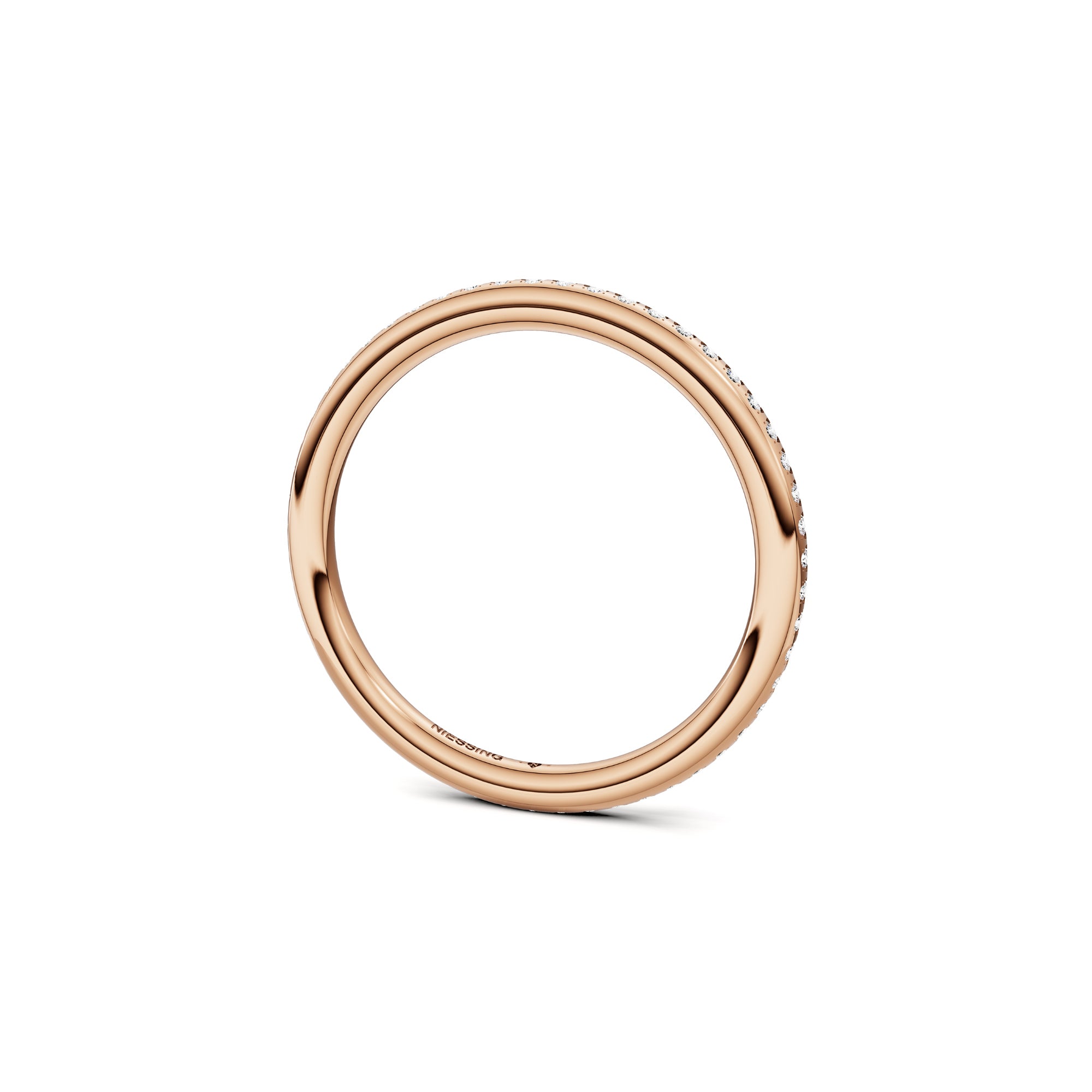 Niessing Satellite Fine Ring (N281970-gvs2-gloss-cr) mit Diamant