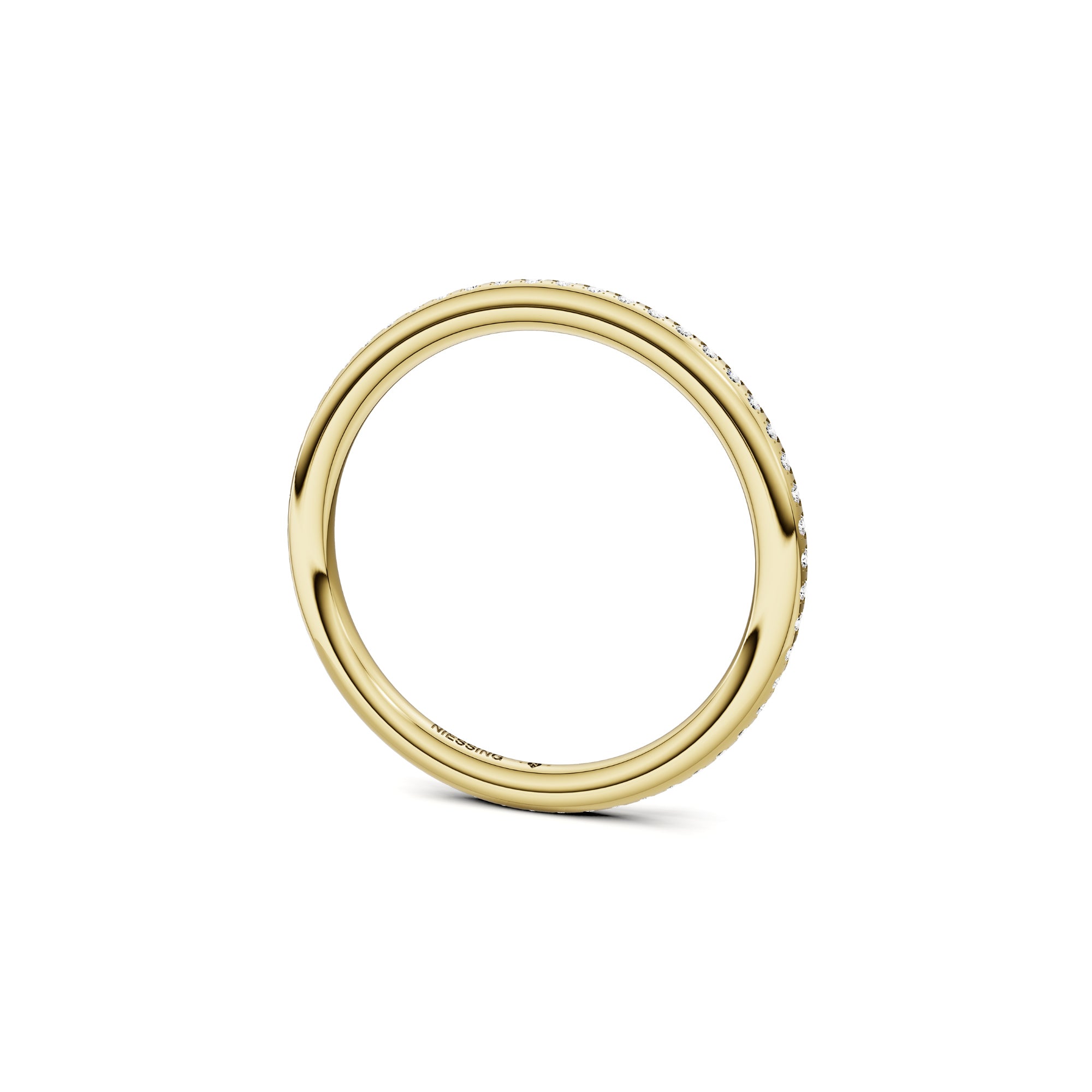 Niessing Satellite Fine Ring (N281970-gvs2-gloss-cy) mit Diamant