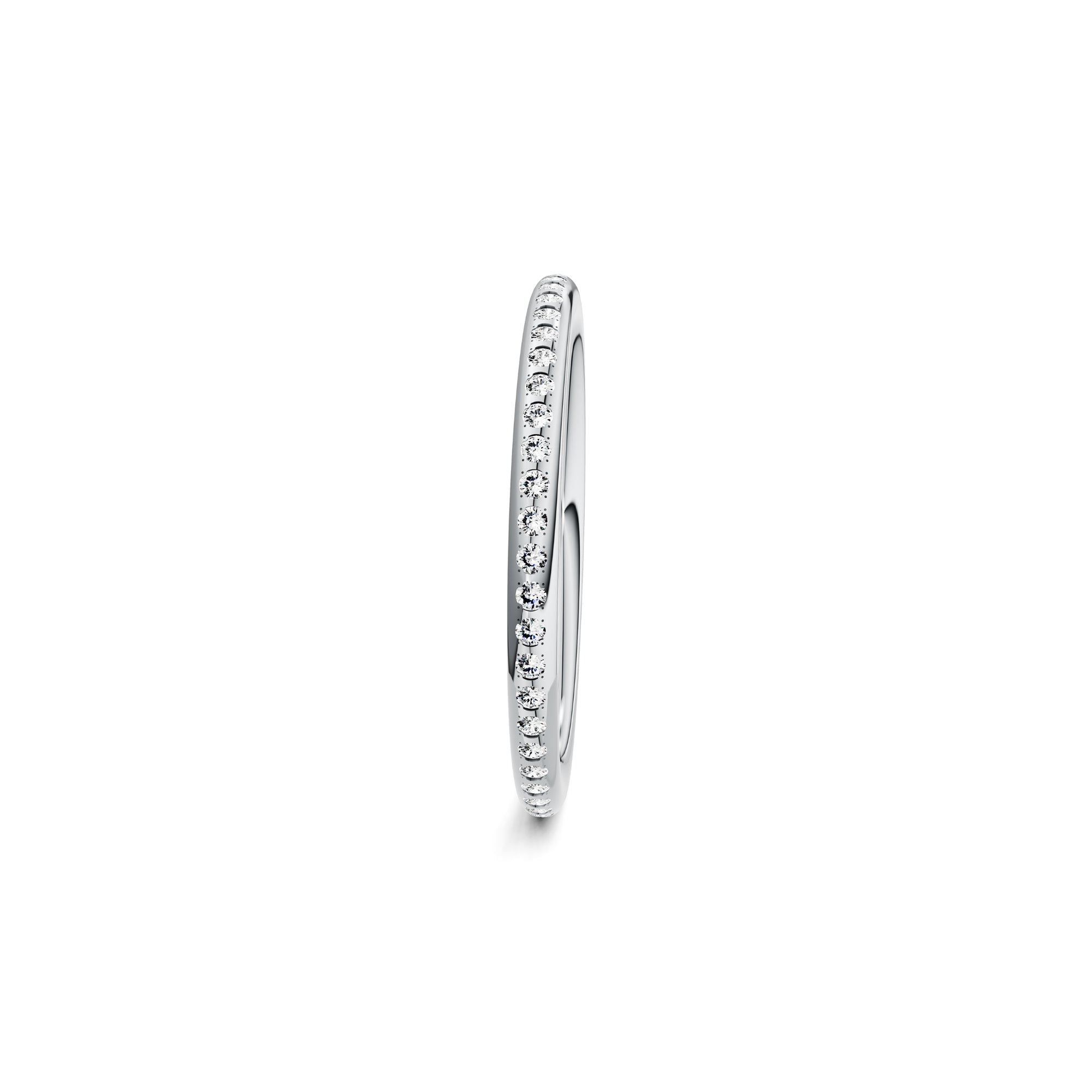 Niessing Satellite Fine Ring (N281970-gvs2-gloss-pt) aus Platin mit Diamant