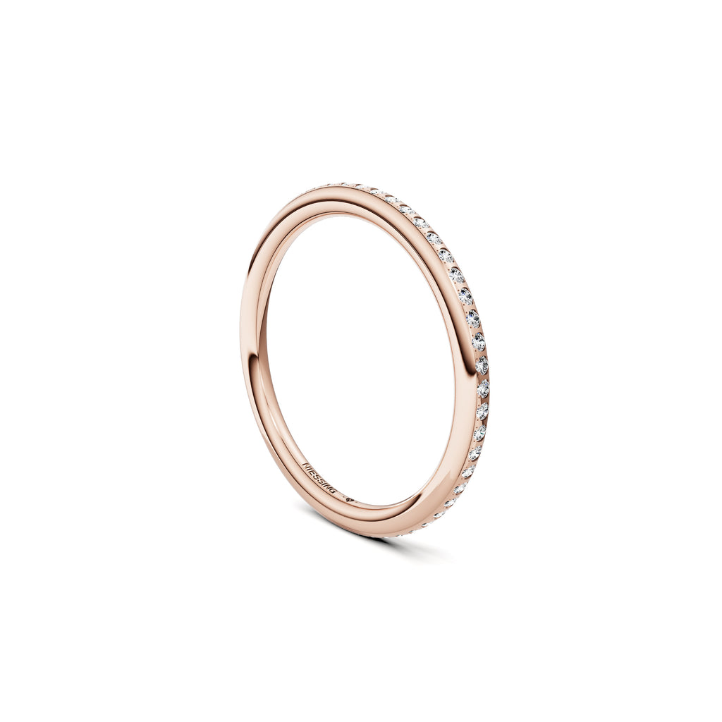 Niessing Satellite Fine Ring (N281970-gvs2-gloss-sug) mit Diamant