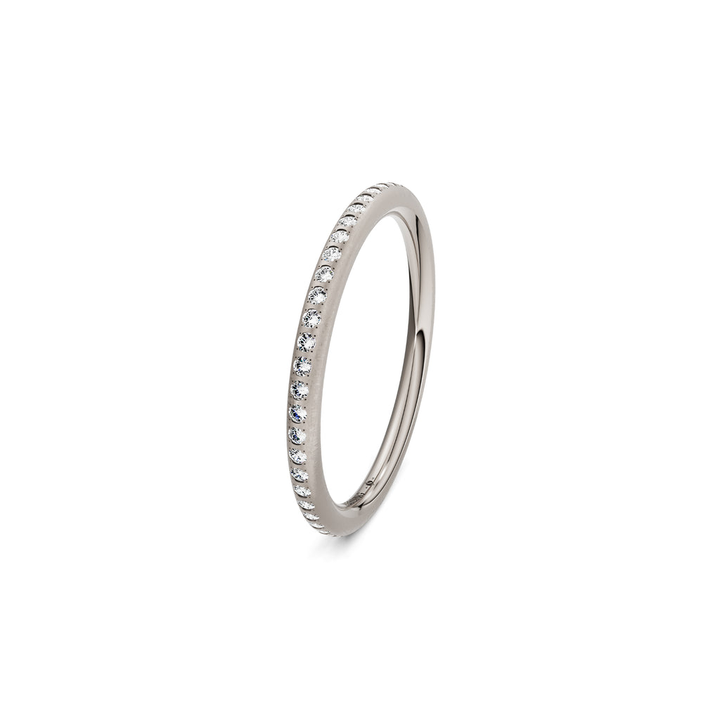 Niessing Satellite Fine Ring (N281970-gvs2-nature-fg) mit Diamant