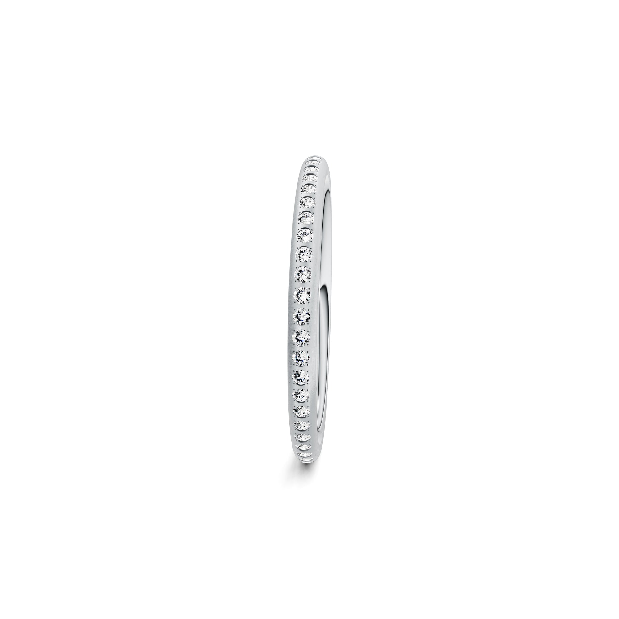 Niessing Satellite Fine Ring (N281970-gvs2-nature-pt) aus Platin mit Diamant