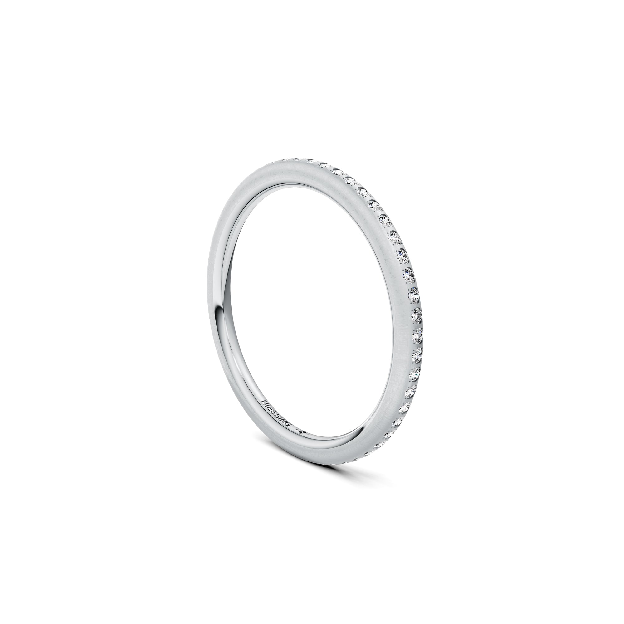 Niessing Satellite Fine Ring (N281970-gvs2-nature-pt) aus Platin mit Diamant