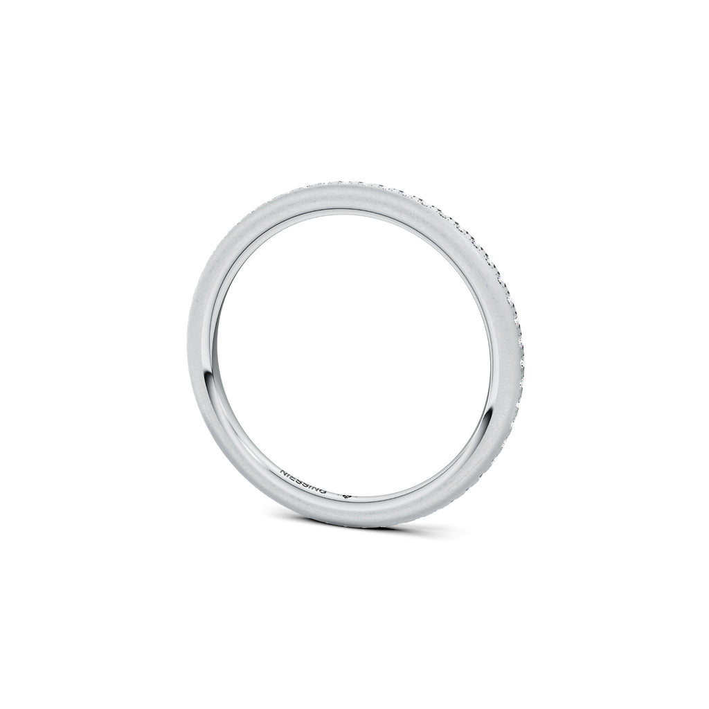 Niessing Satellite Fine Ring (N281970-gvs2-nature-pt) aus Platin mit Diamant