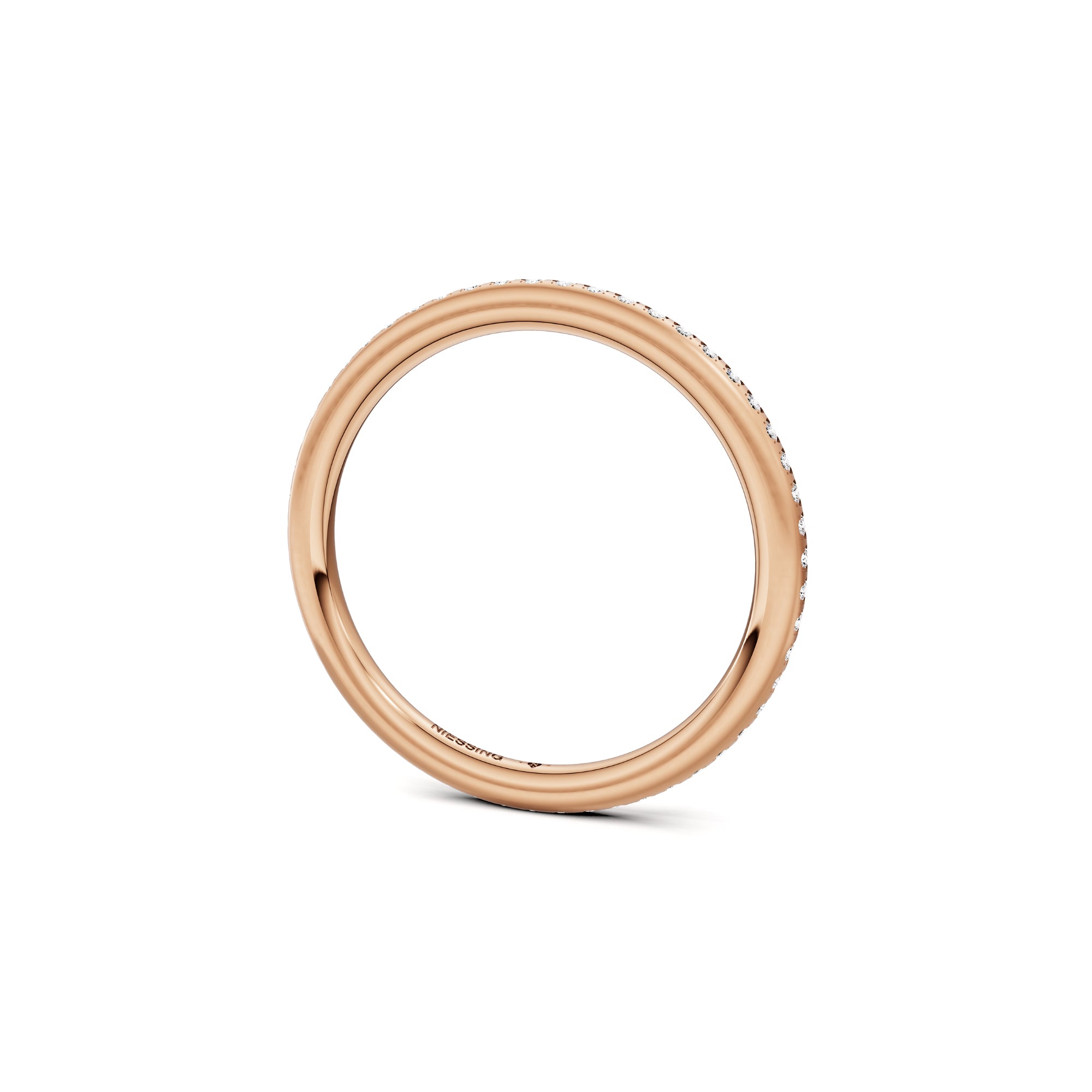 Niessing Satellite Fine Ring (N281970-gvs2-satin-cr) mit Diamant