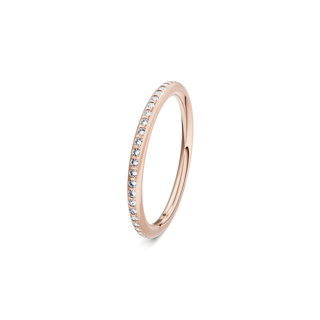 Niessing Satellite Fine Ring (N281970-gvs2-satin-sug) mit Diamant