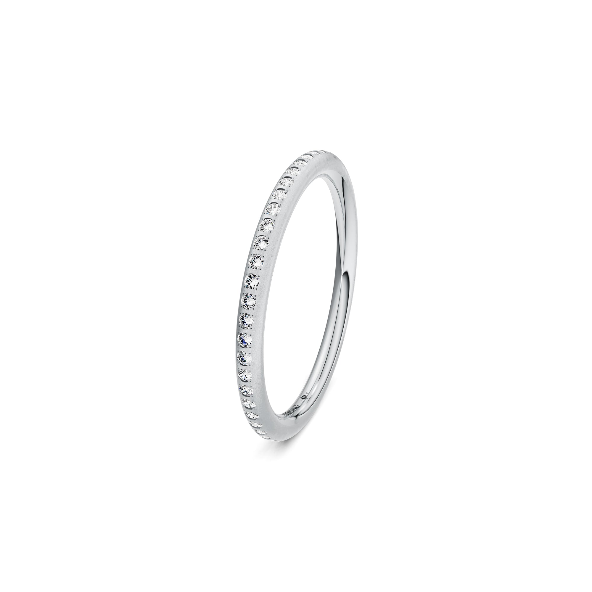 Niessing Satellite Fine Ring (N281970-gvs2-velvet-pt) aus Platin mit Diamant