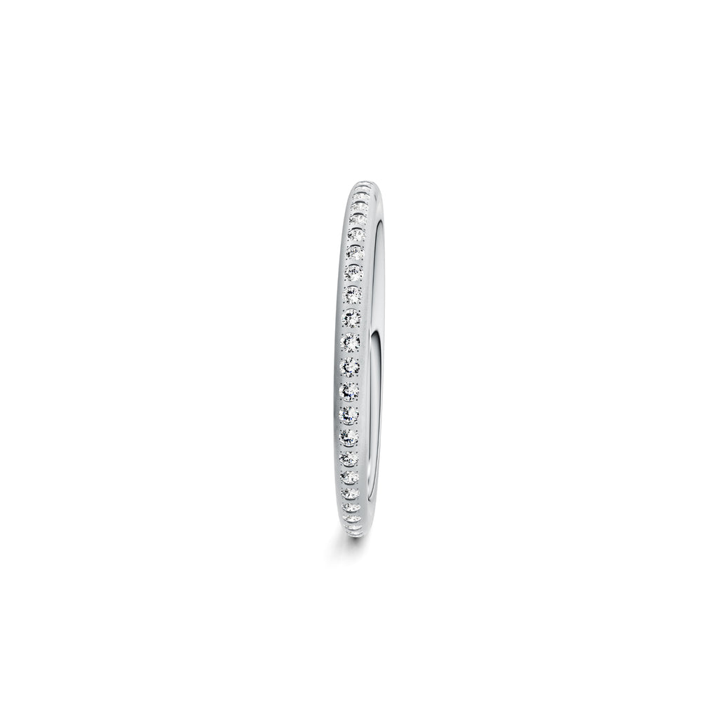 Niessing Satellite Fine Ring (N281970-gvs2-velvet-pt) aus Platin mit Diamant