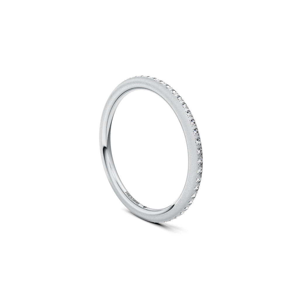 Niessing Satellite Fine Ring (N281970-gvs2-velvet-pt) aus Platin mit Diamant