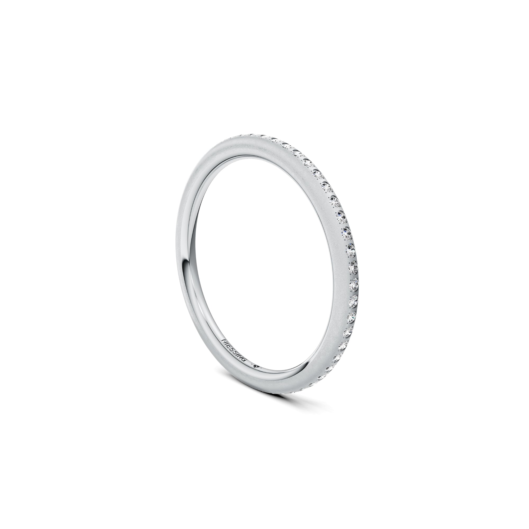 Niessing Satellite Fine Ring (N281970-gvs2-velvet-pt) aus Platin mit Diamant