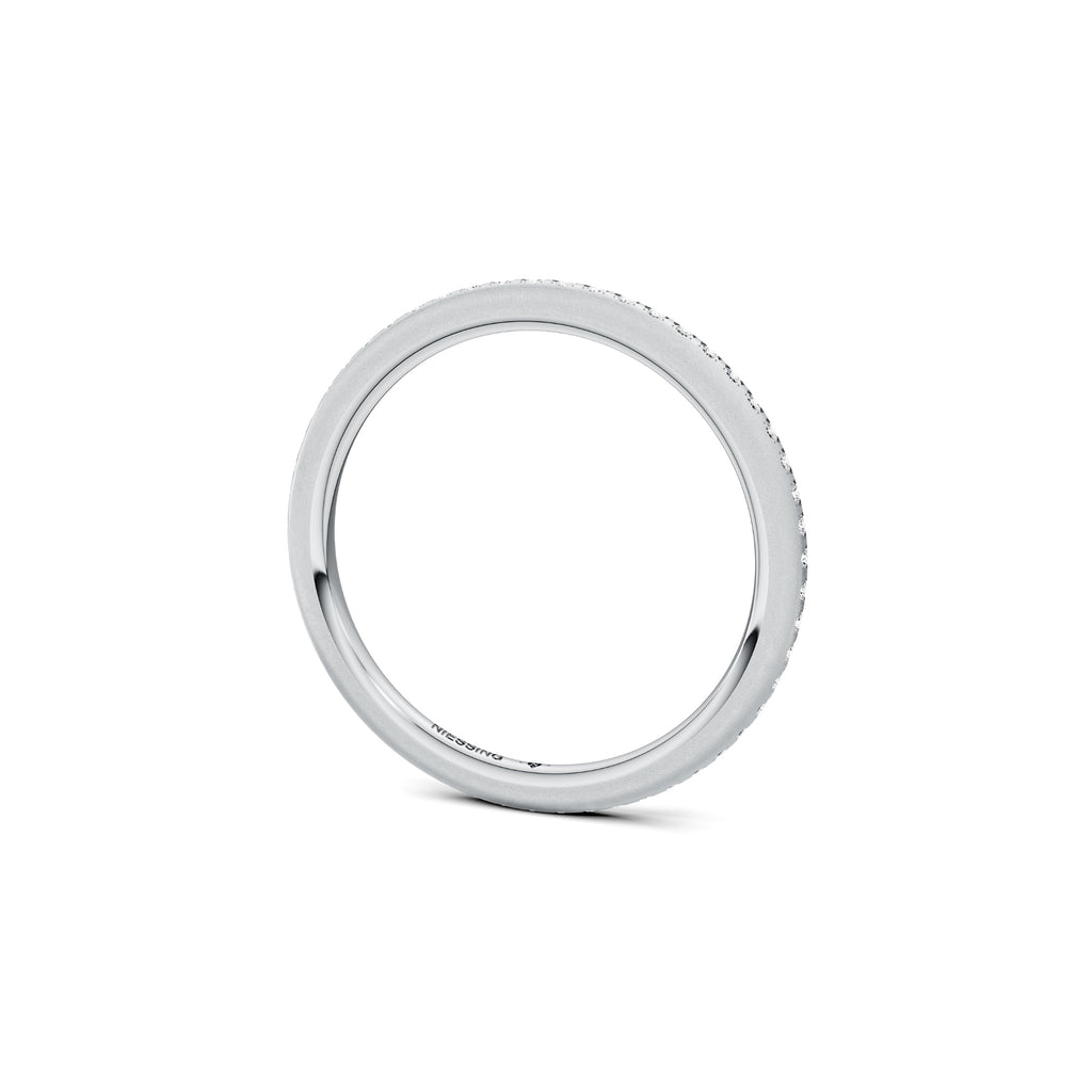 Niessing Satellite Fine Ring (N281970-gvs2-velvet-pt) aus Platin mit Diamant