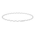 Niessing Schnur Welle (N423012-VS-390mm-pt) aus Platin