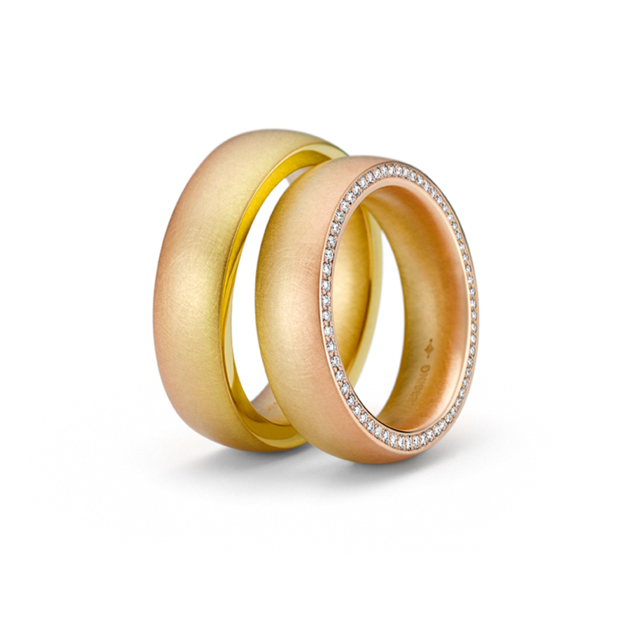 Niessing Solaris Tonneau Ring (N331921-cr-cy) mit Diamant