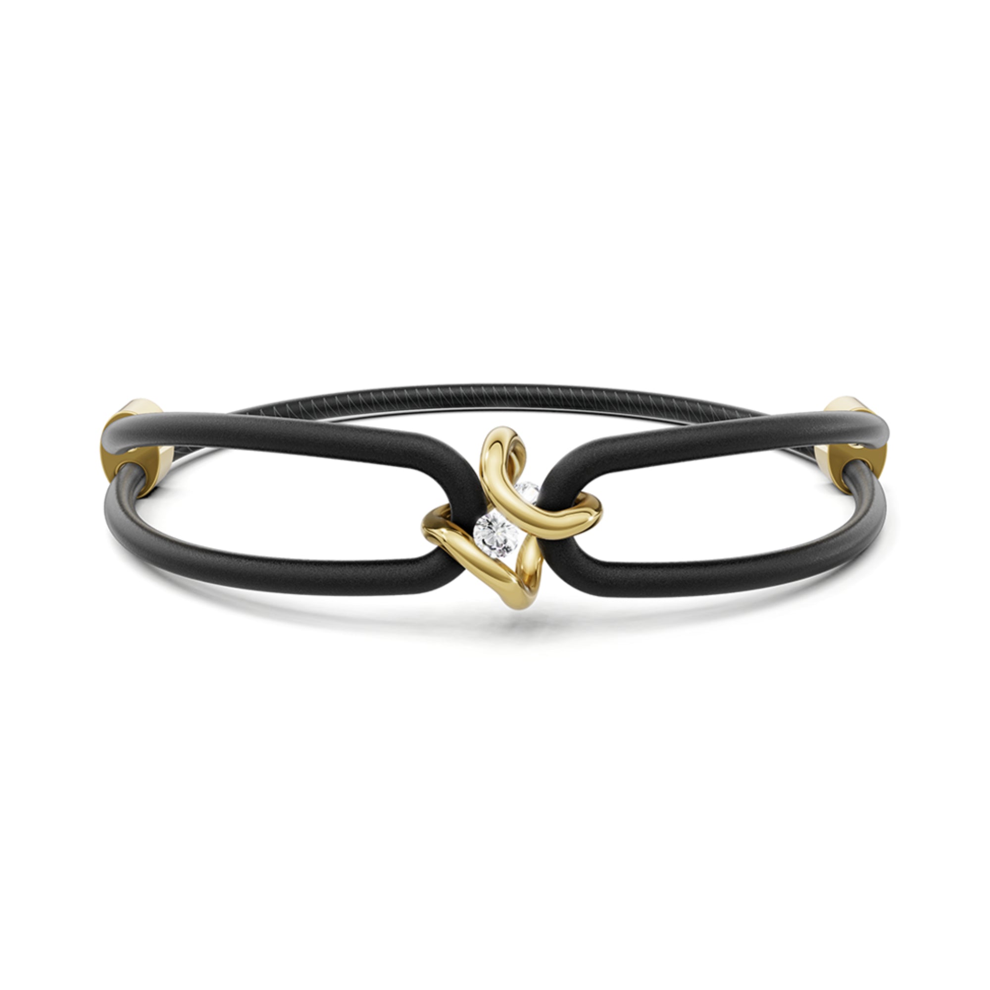 Niessing Spannring® Ära Armband (N392910-black-cy) mit Diamant