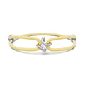 Niessing Spannring® Ära Armband (N392910-canary-pt) aus Platin mit Diamant