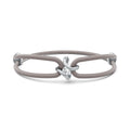 Niessing Spannring® Ära Armband (N392910-grau-pt) aus Platin mit Diamant