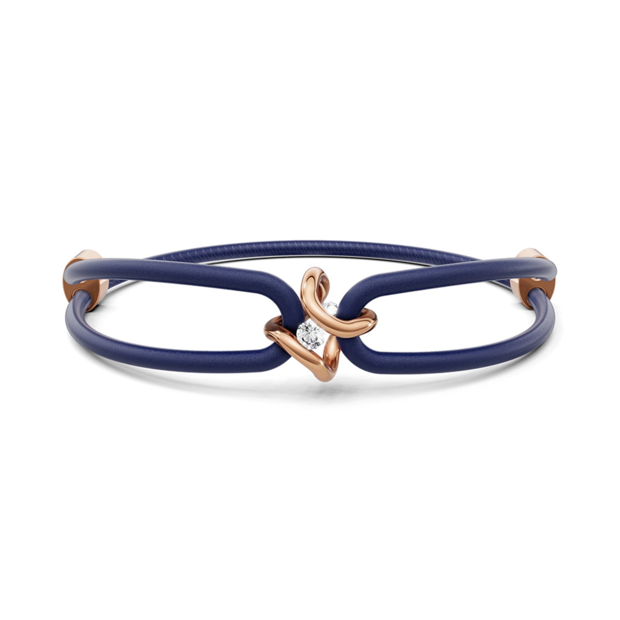 Niessing Spannring® Ära Armband (N392910-night-blue-cr) mit Diamant