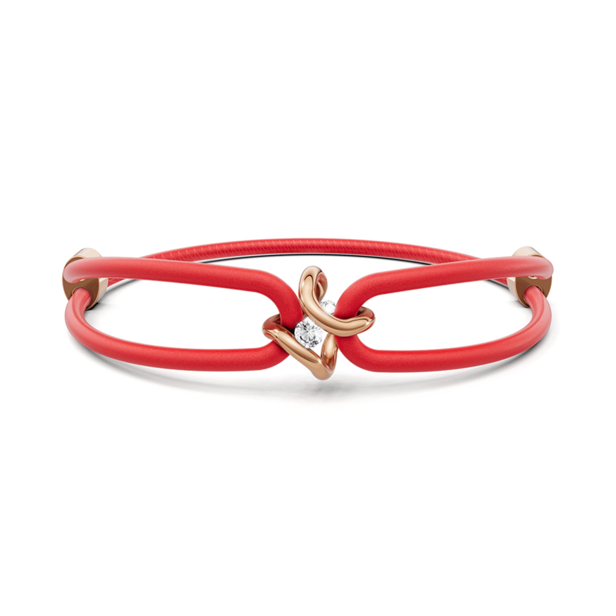 Niessing Spannring® Ära Armband (N392910-rot-cr) mit Diamant