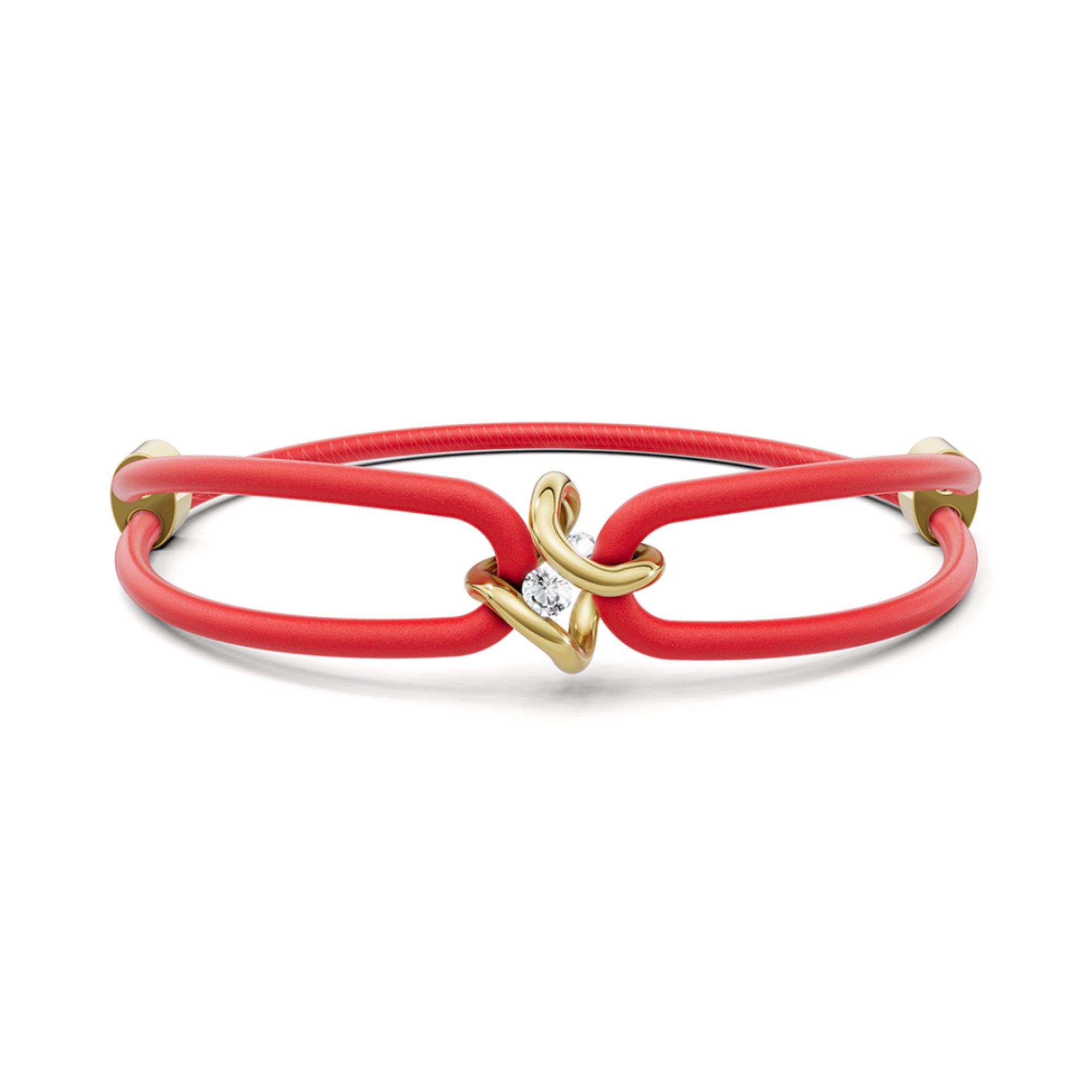 Niessing Spannring® Ära Armband (N392910-rot-cy) mit Diamant