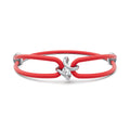 Niessing Spannring® Ära Armband (N392910-rot-pt) aus Platin mit Diamant