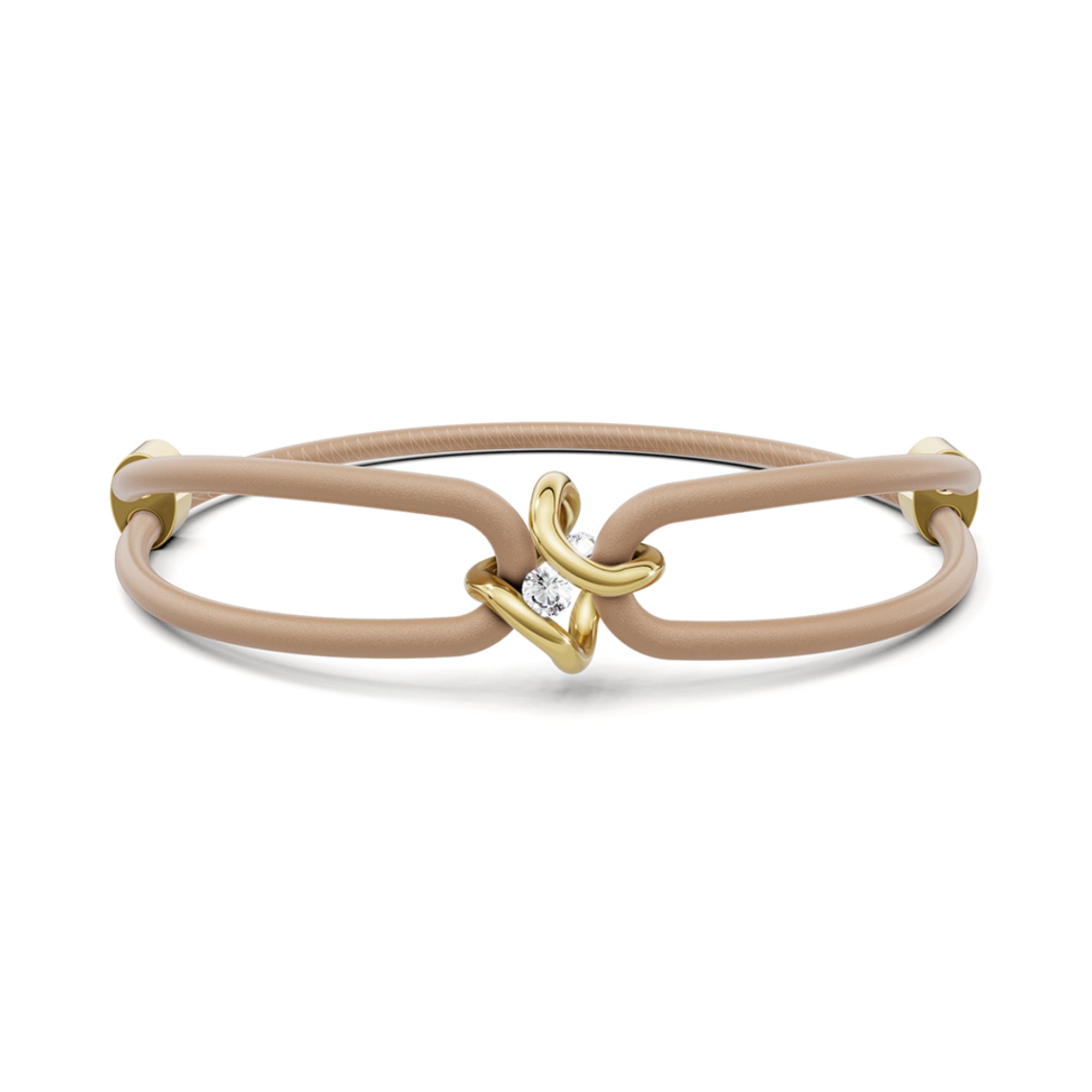 Niessing Spannring® Ära Armband (N392910-taupe-cy) mit Diamant